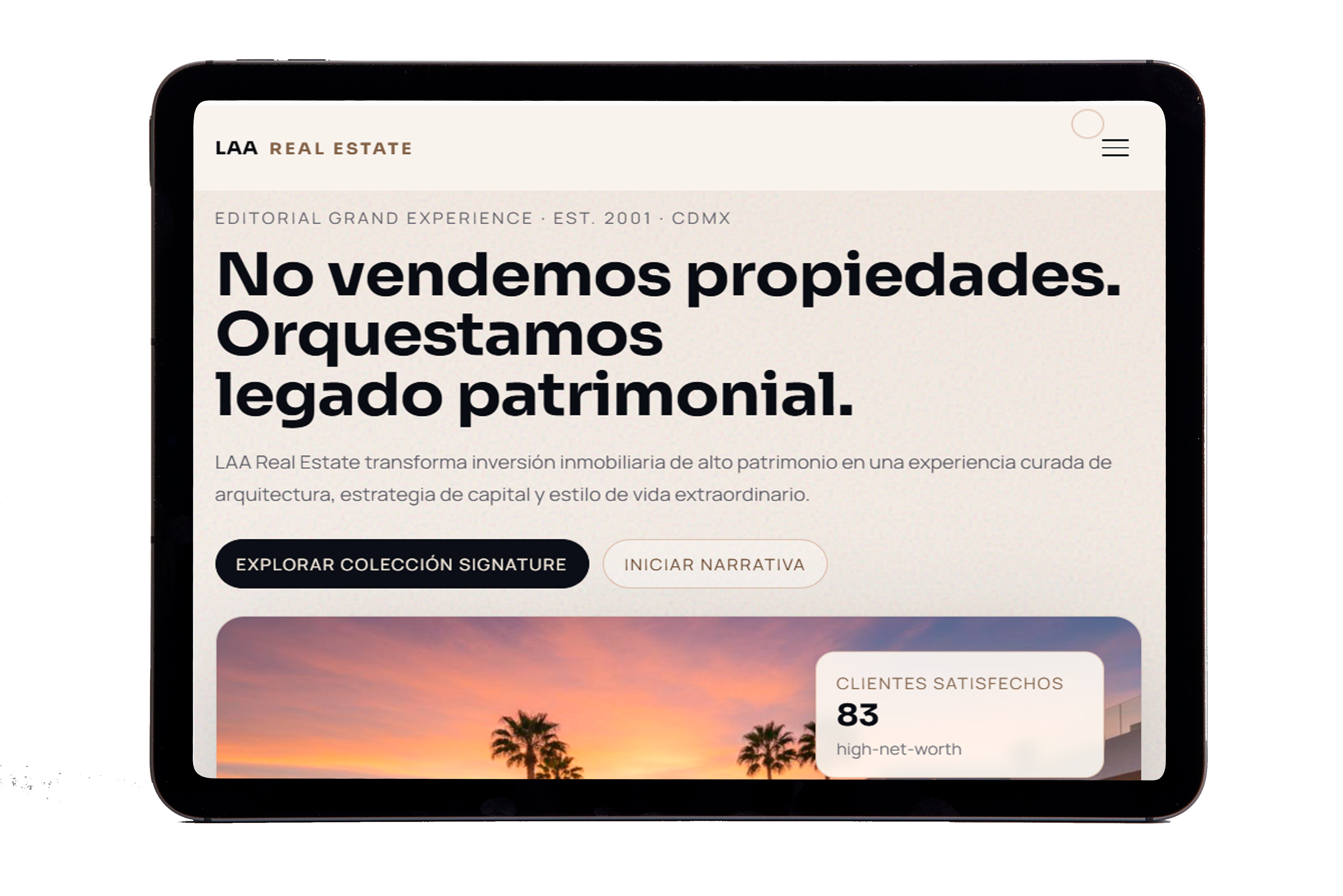 LAA Real Estate — Tablet 3